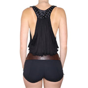 Y2K THOMAS WYLDE Skull Studded Tank Top (S/M)