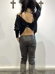 All Saints Sheer Multi Wear Avant Garde Top (S)