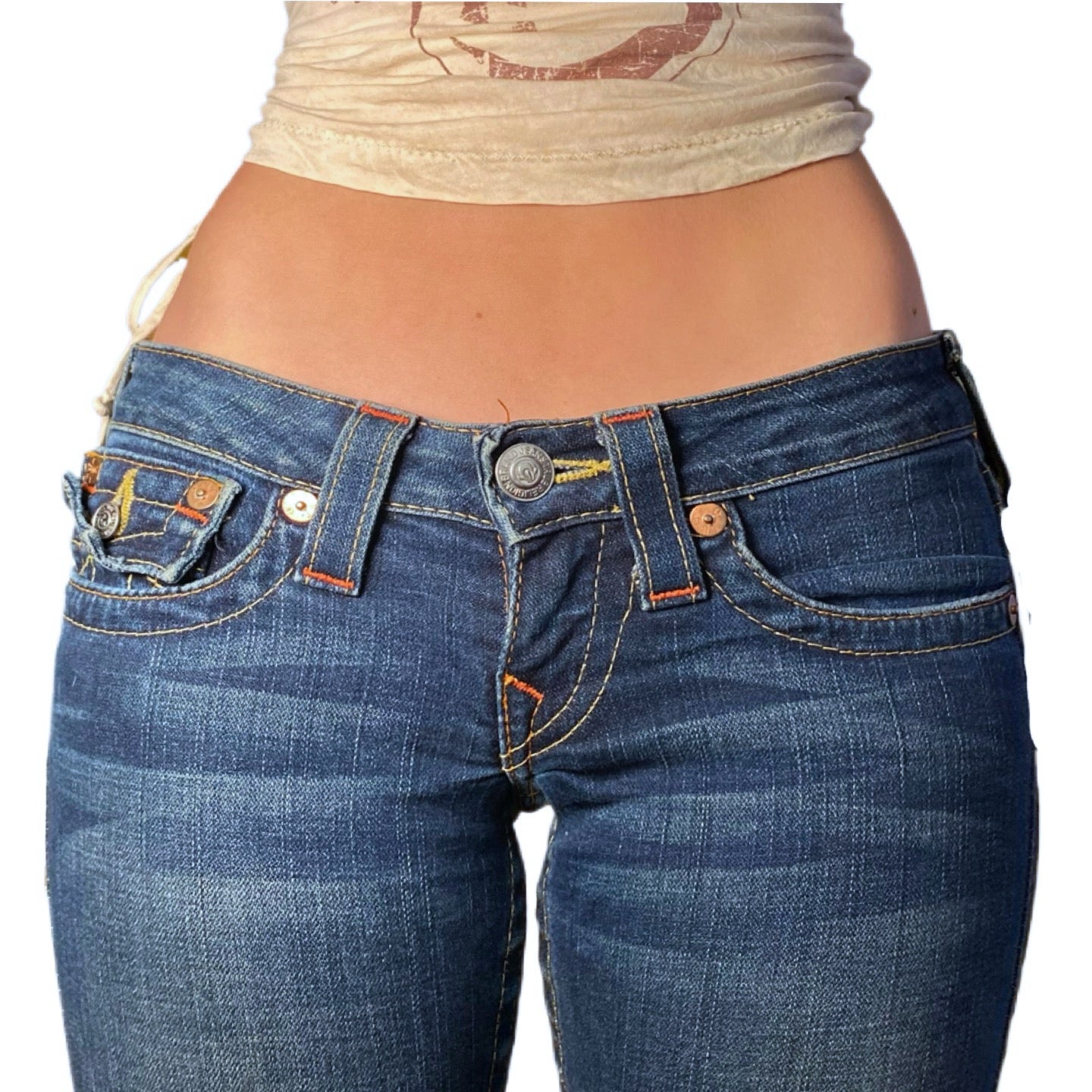 True Religion Dark Wash Jeans (XS)