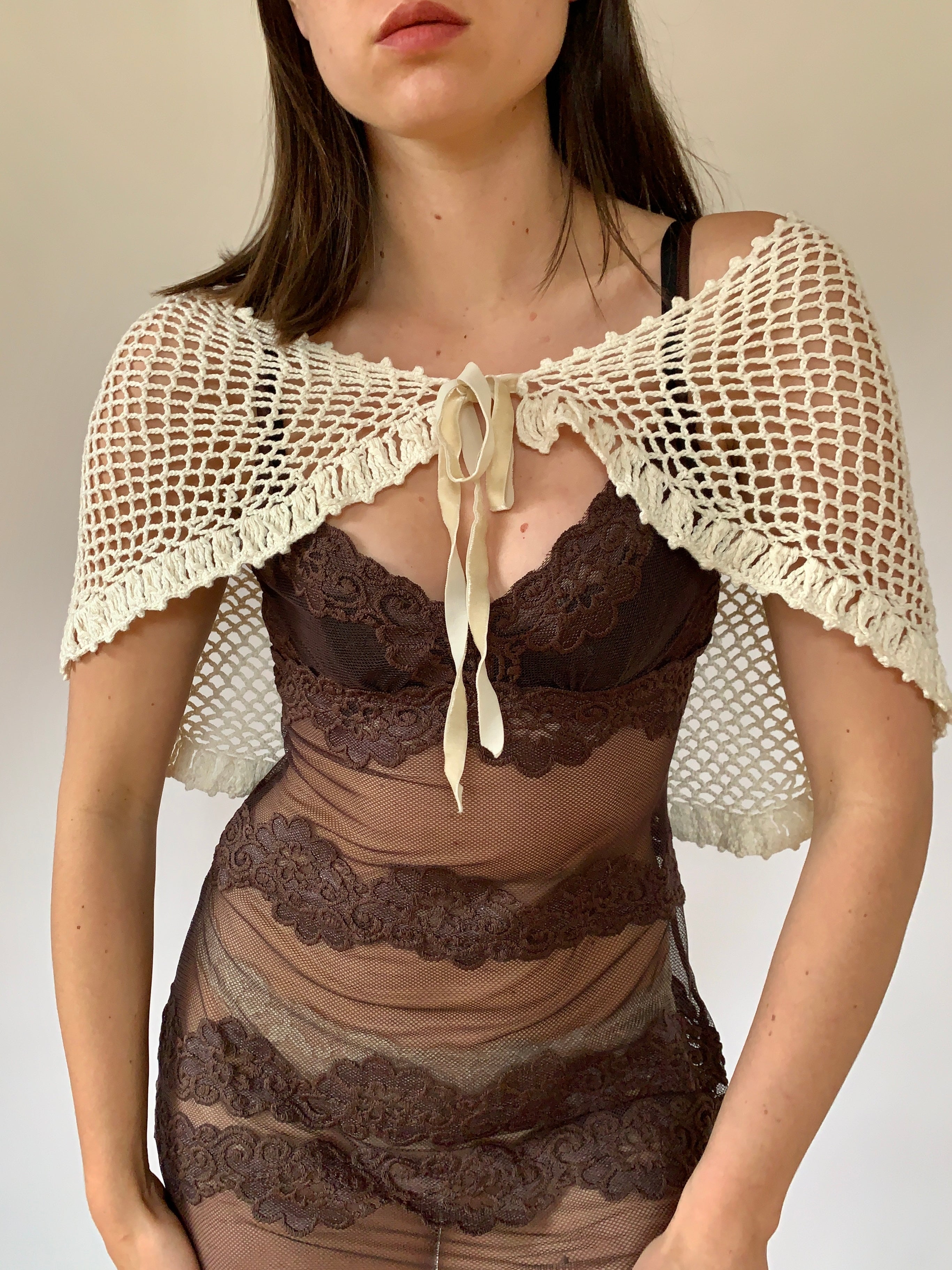 Vintage Crochet Shawl