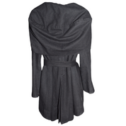 Miss Sixty M60 Black Wool Mini Trench Coat (L)