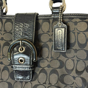 COACH soho east west signature shoulder bag
