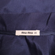 MIU MIU Navy Circle Skirt (S)