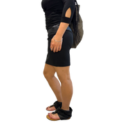 Vintage Black Subversive Avant Garde Mini Dress (S)