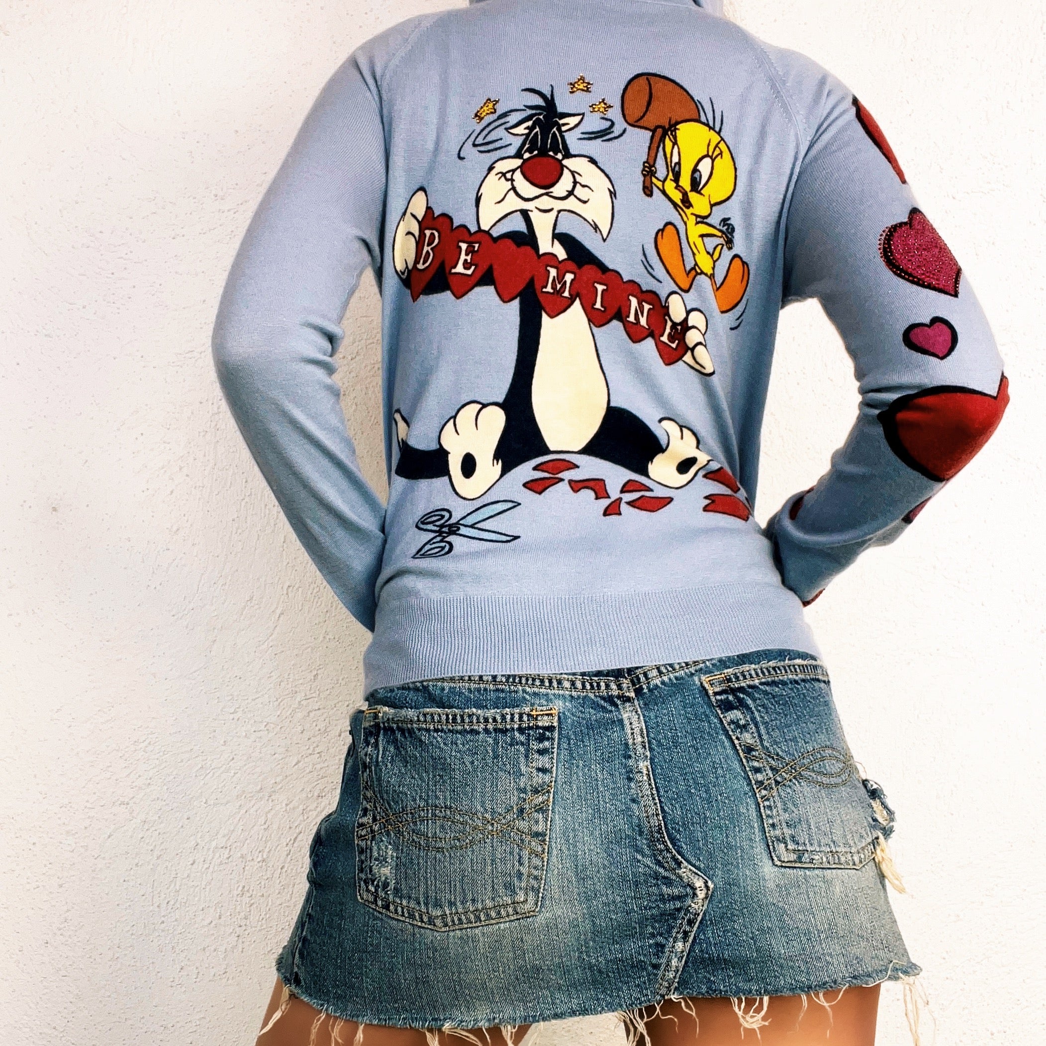 Cashmere Looney Tunes Hoodie (S)