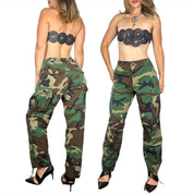 90s Camo Military Cargos (M)