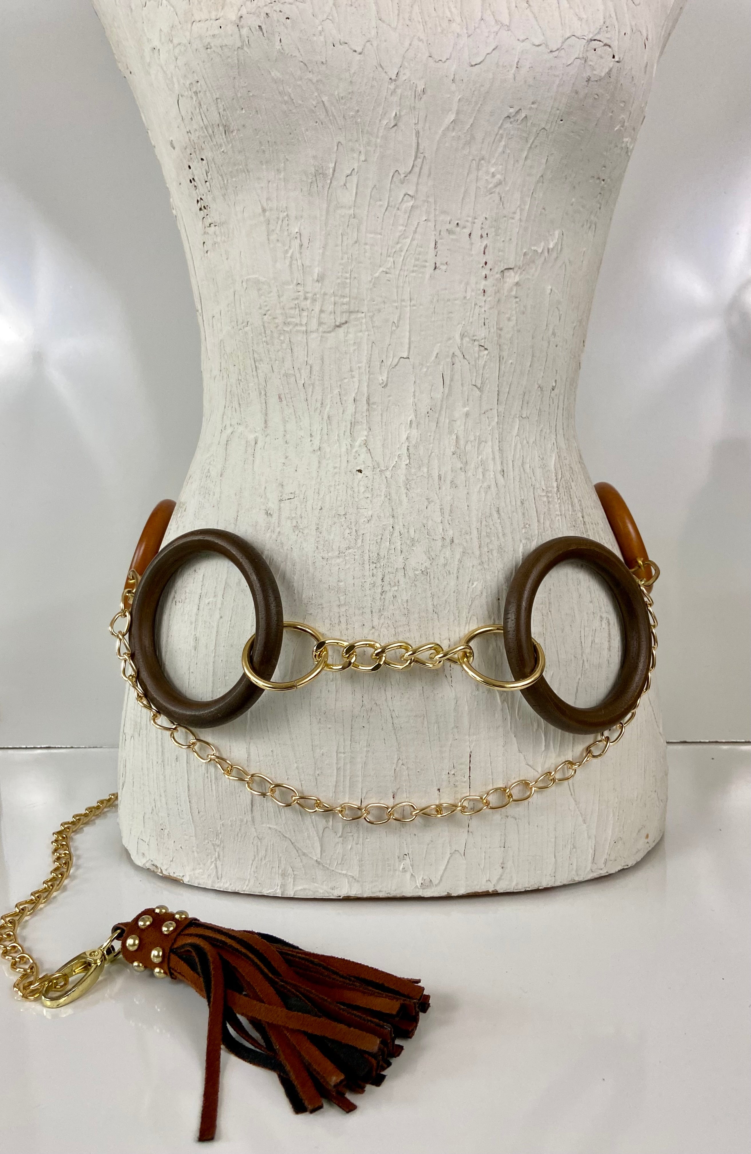 Wood circles 🔘 belt