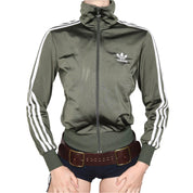 Y2K ADIDAS Green Track Jacket (S/M)