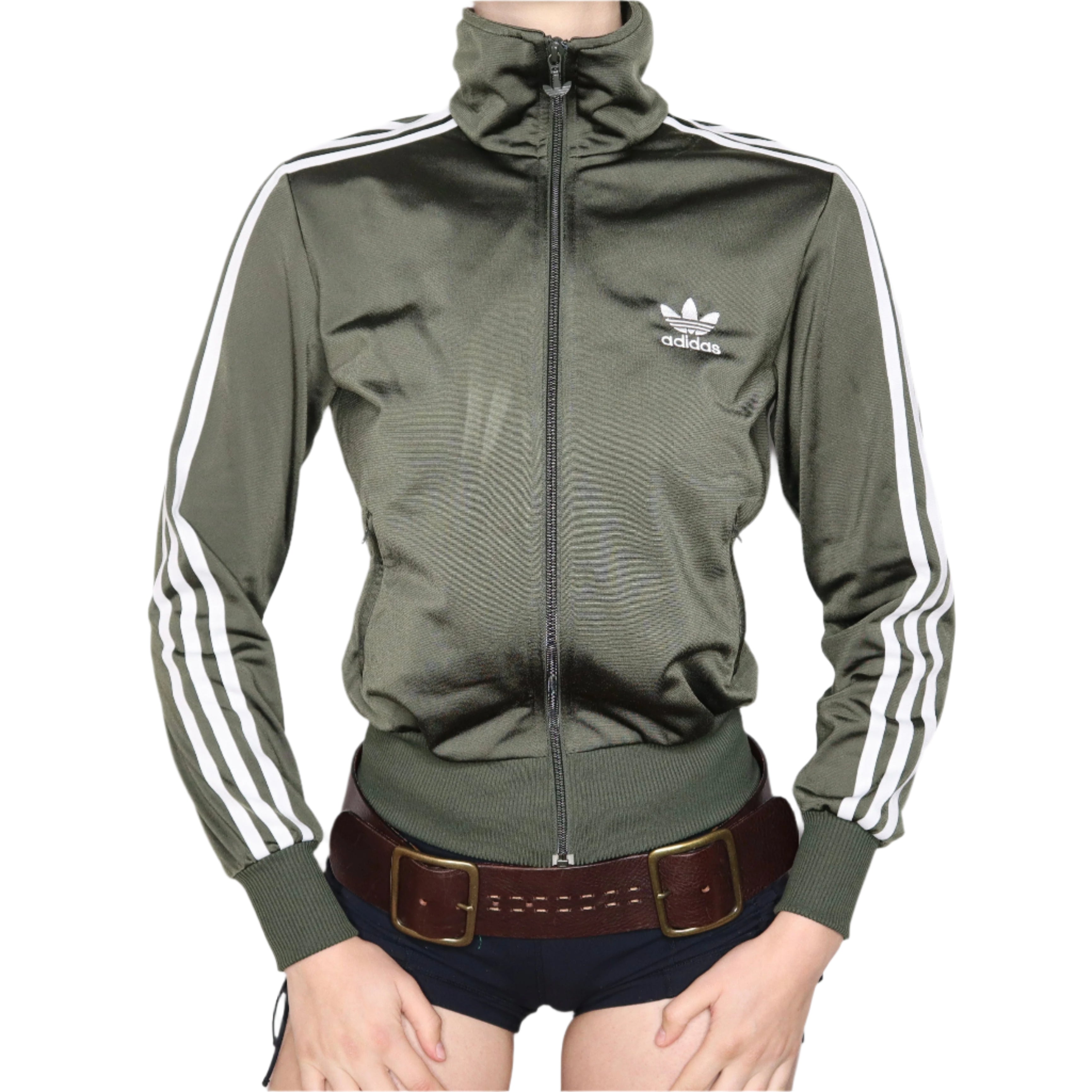 Y2K ADIDAS Green Track Jacket (S/M)