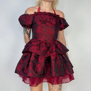 Vampy Rose Babydoll Dress (S-M)