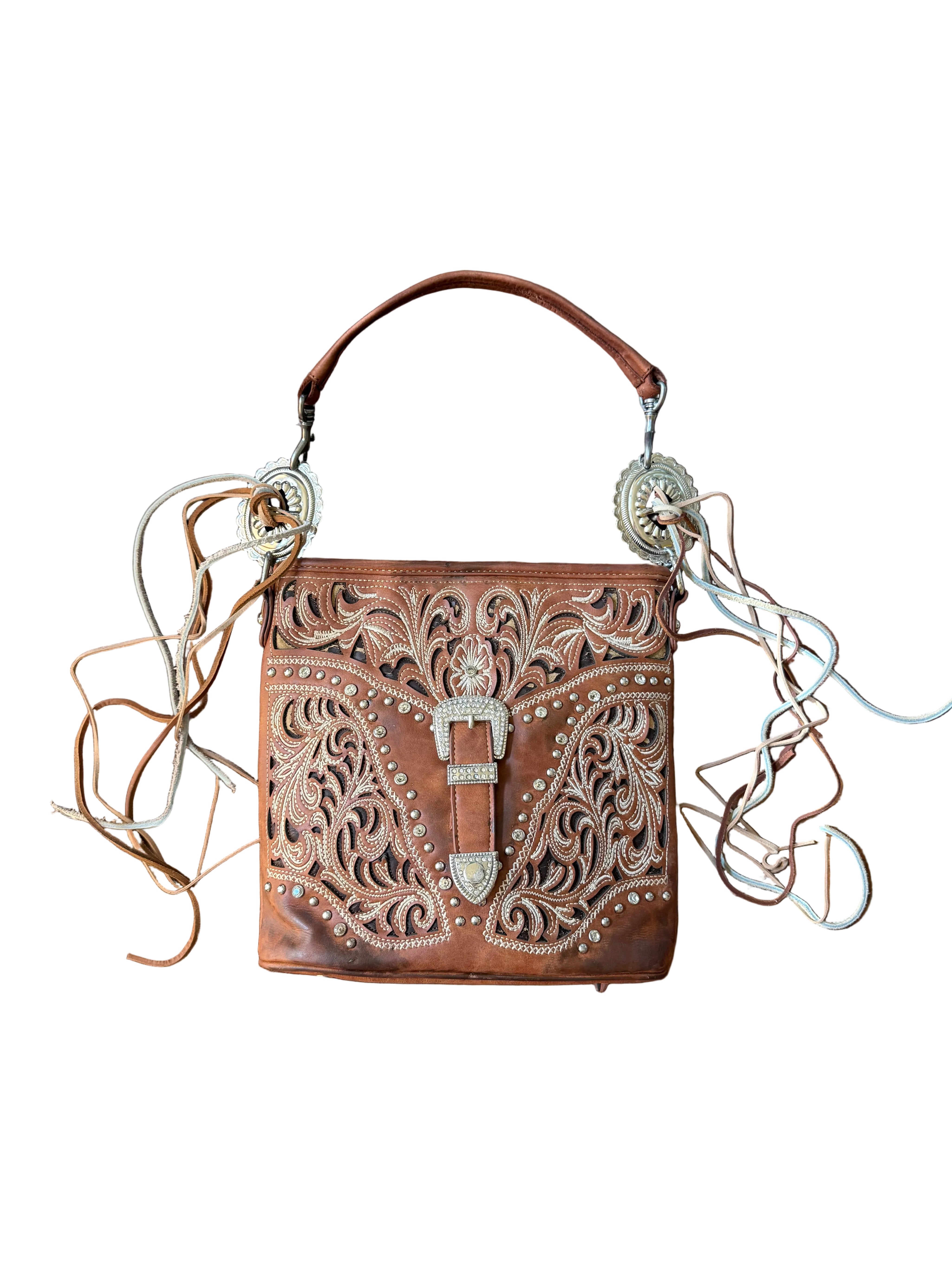 Reworked American bling purse