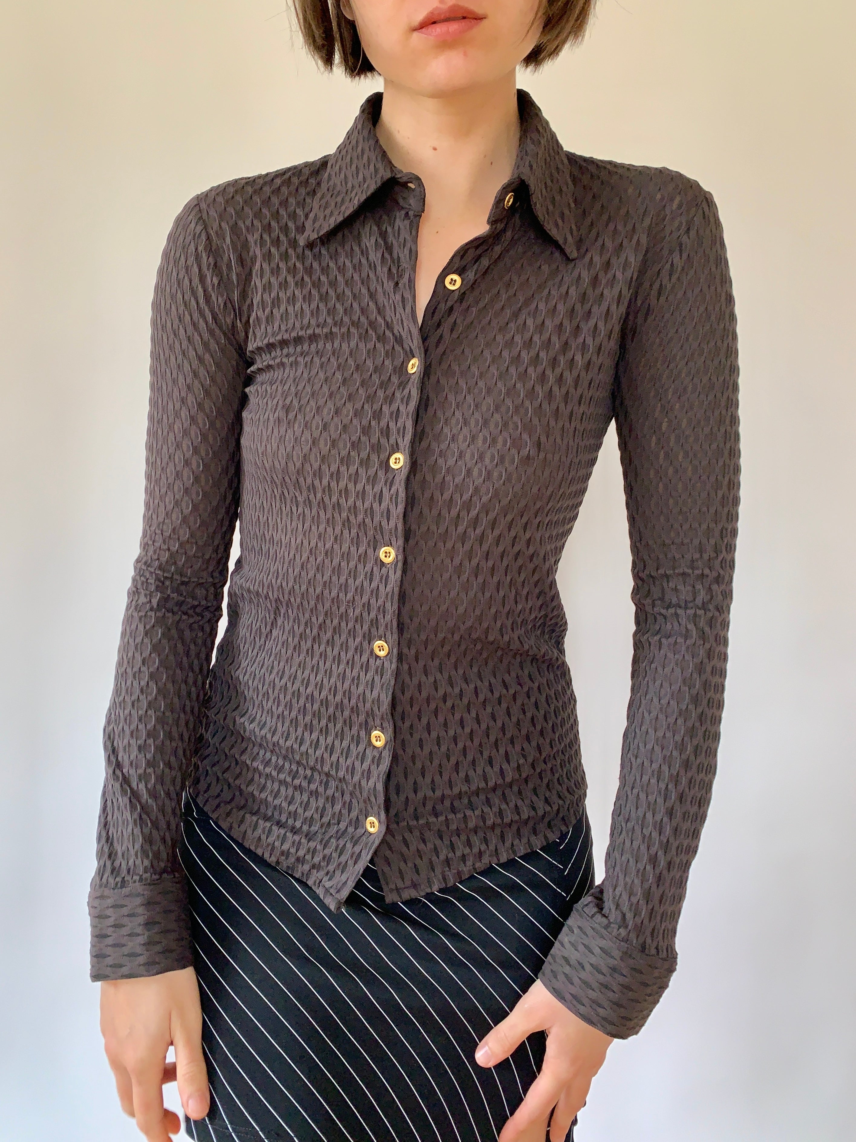 Italian Chocolate Blouse - S/M