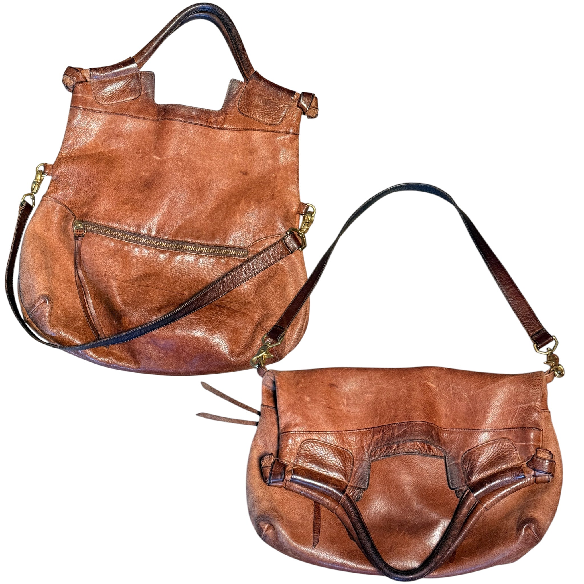 Foley+ Corinna Mid City Leather Tote