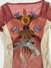 Italian Mixed Media Top (S/M)