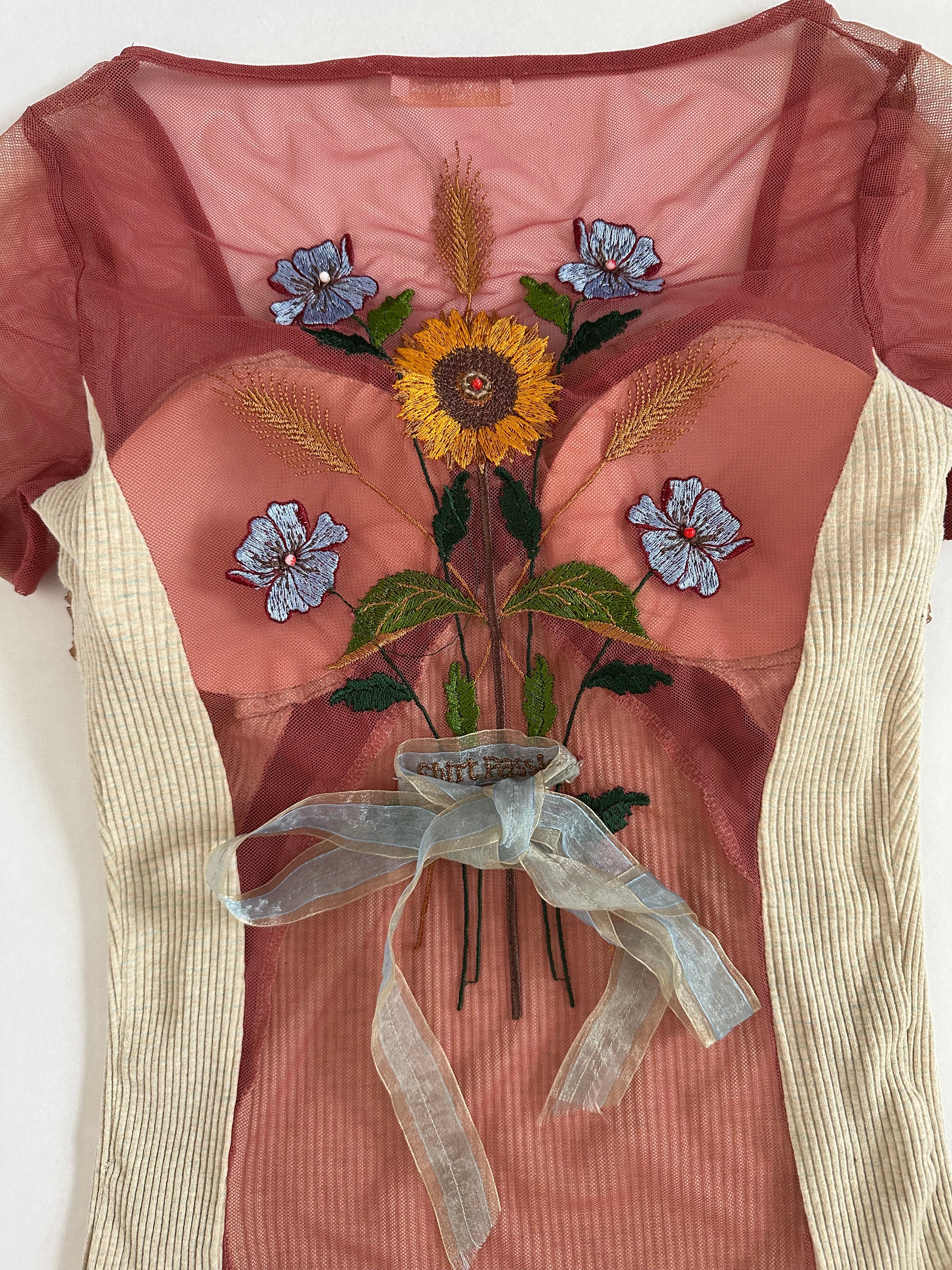 Italian Mixed Media Top (S/M)