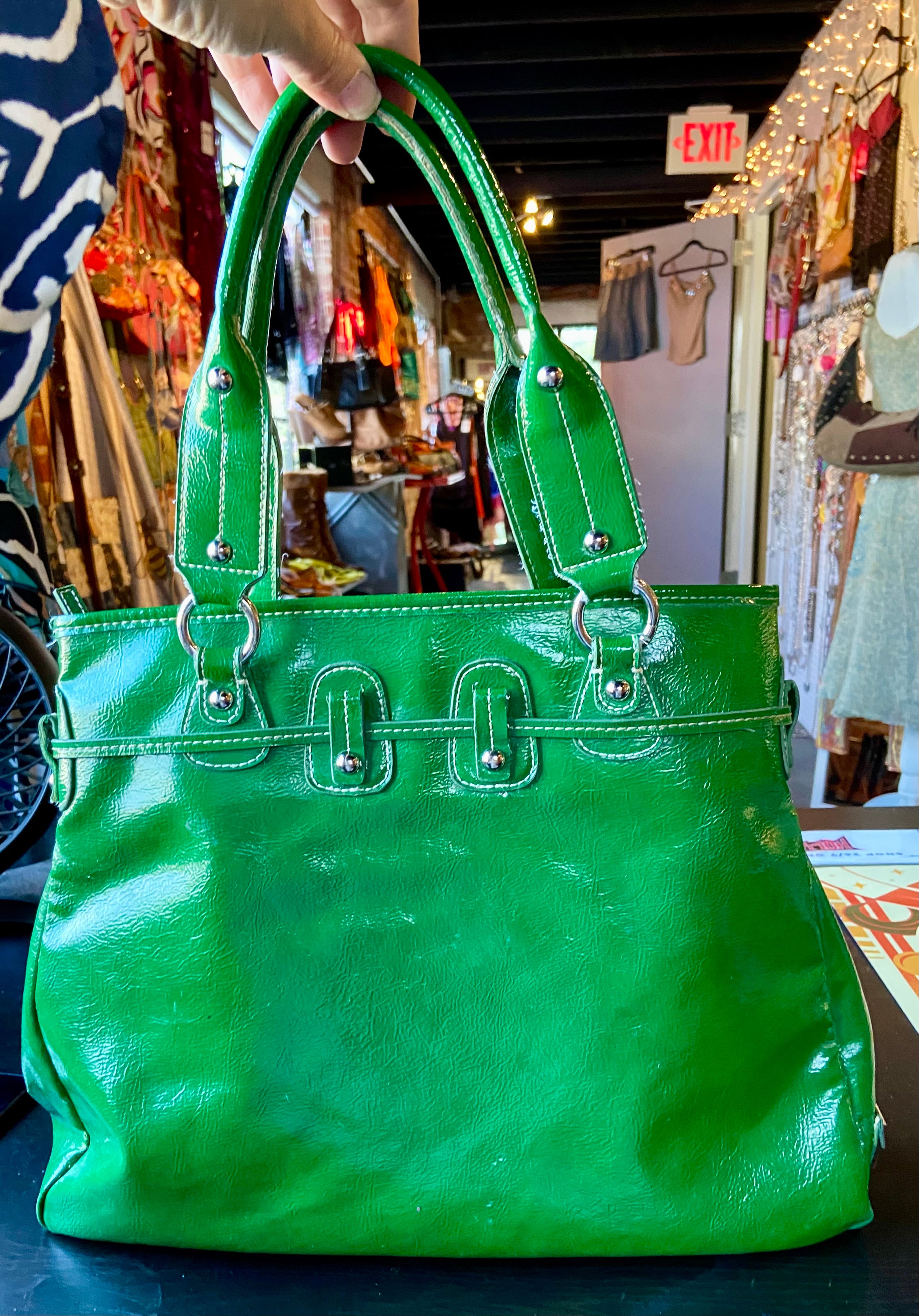 Luxy Kelly Green Hand Bag