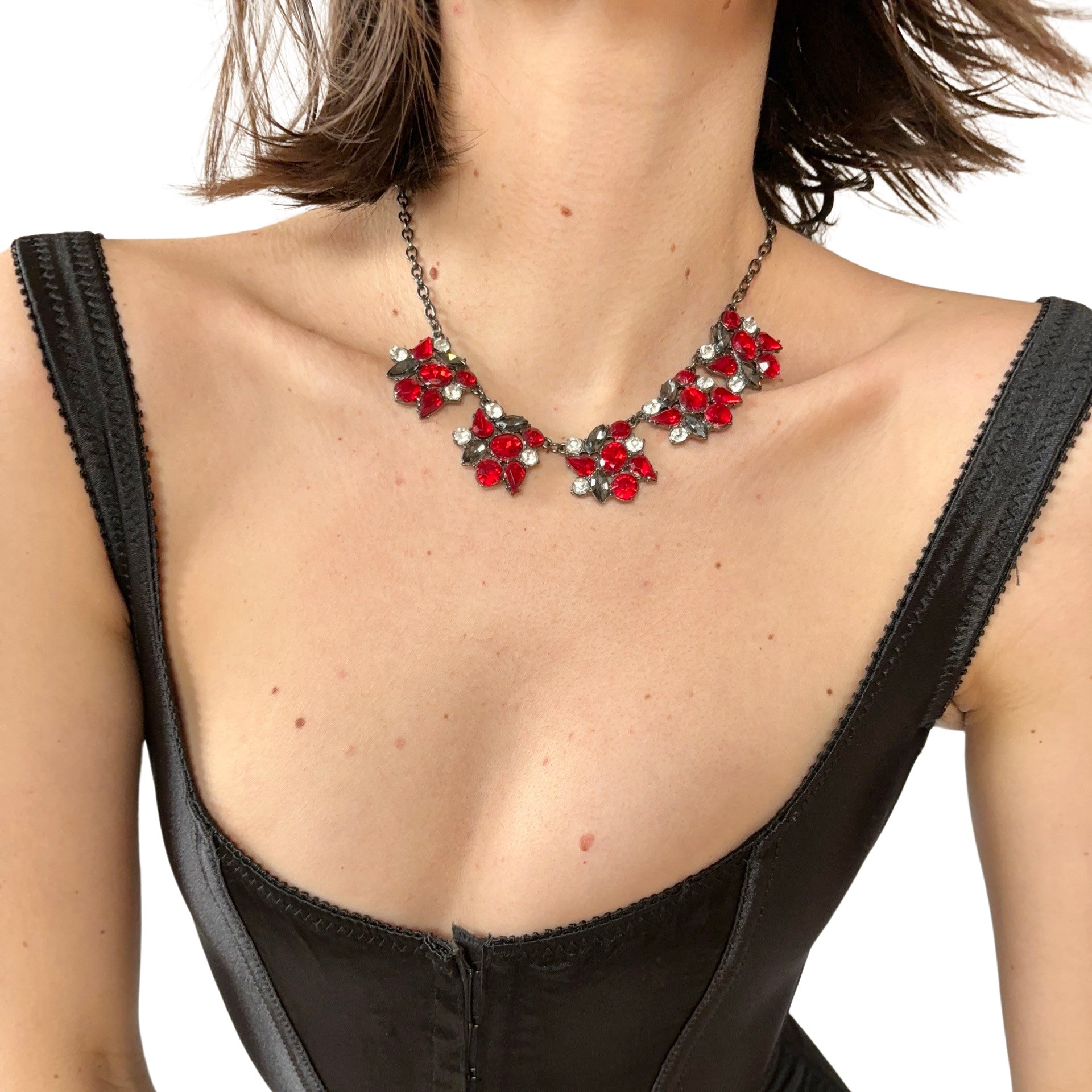 Rhinestone Statement Necklace