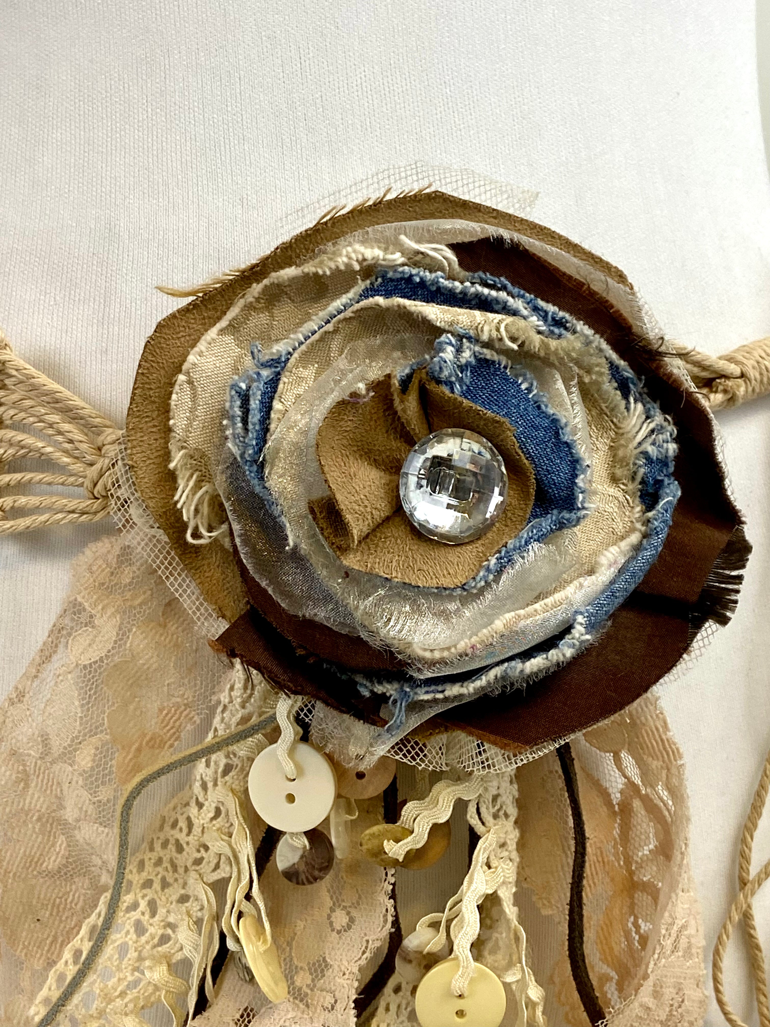 Flower boho belt