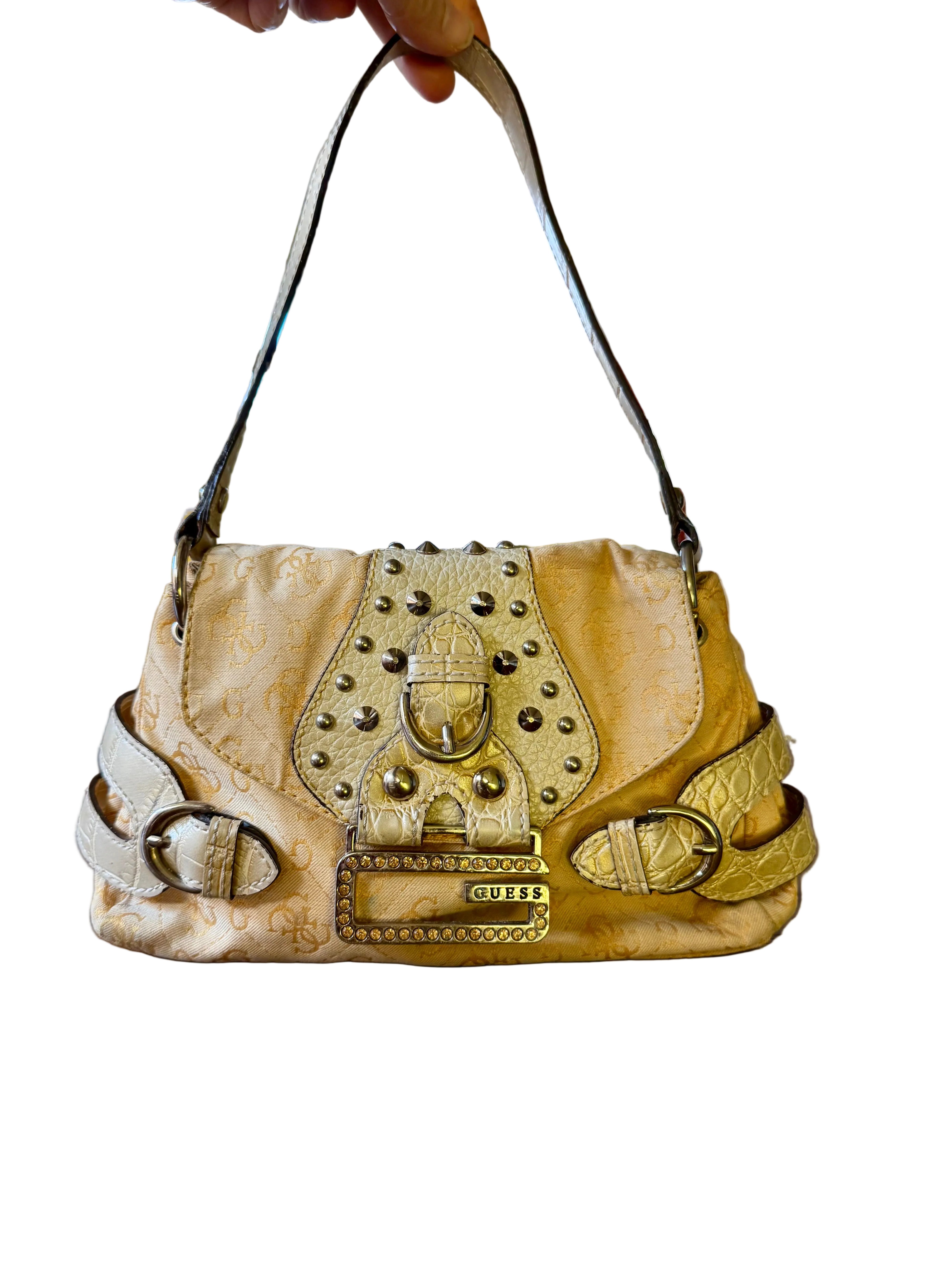 Y2k Guess Bag Mini Micro Shoulder
Rhinestone Studded purse