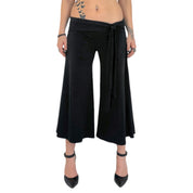 Noir Slinky Flare Pants (S/M)