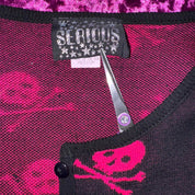 90s Gothic Skull Cardigan (M)