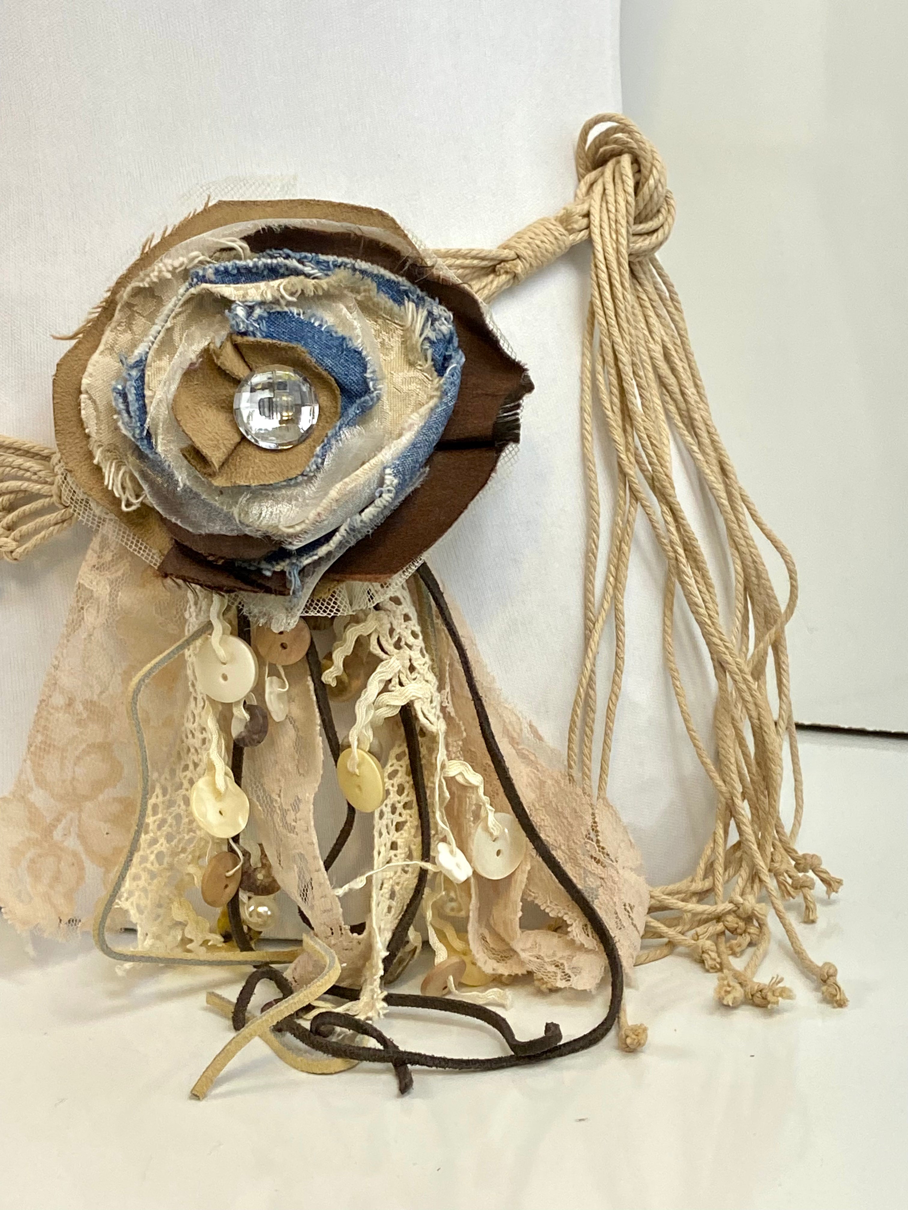 Flower boho belt