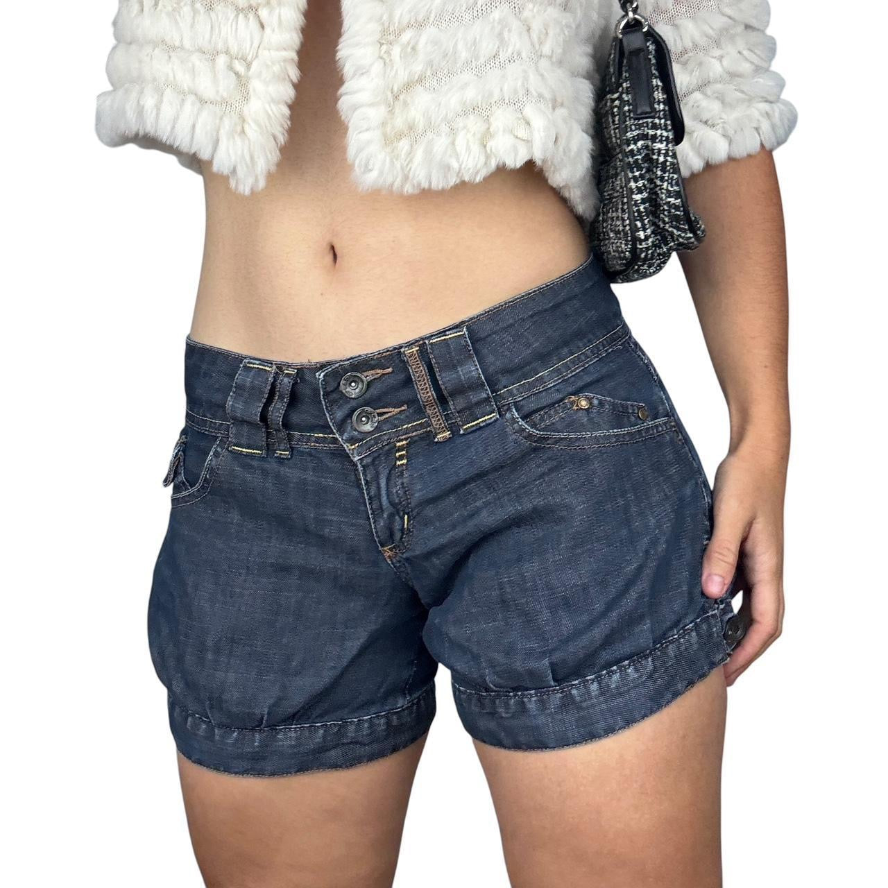 Denim Balloon Shorts (S)