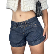 Denim Balloon Shorts (S)