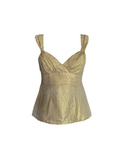 Gold Shimmer Top (S)