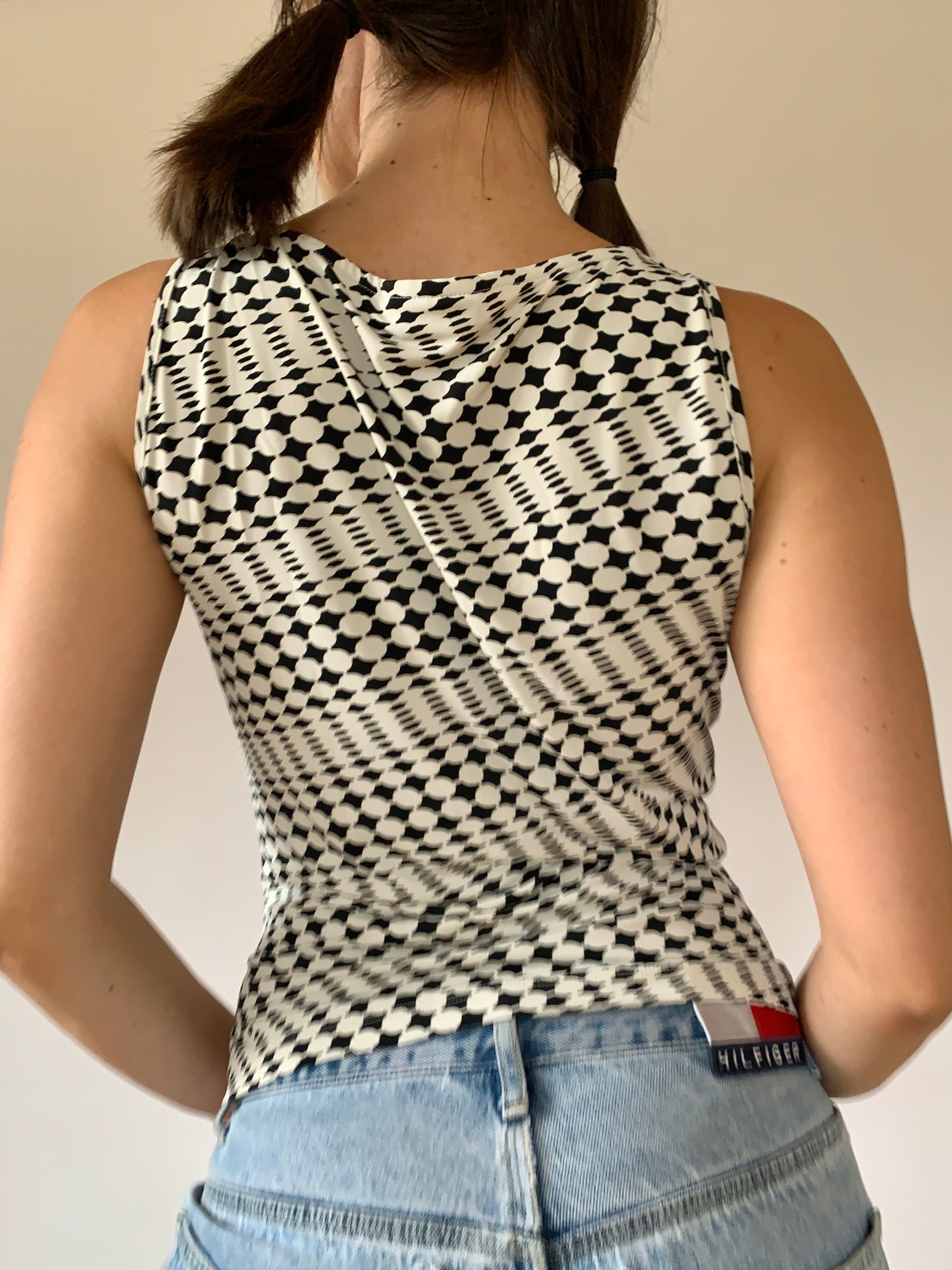 Vintage Geometric Tank - Small