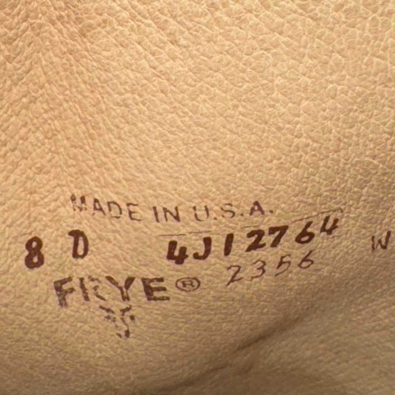 Frye Burgundy Leather Cowboy Boots (8)