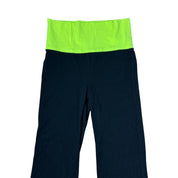 Y2K Neon Green Fold Over Flares (M/L)