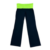Y2K Neon Green Fold Over Flares (M/L)