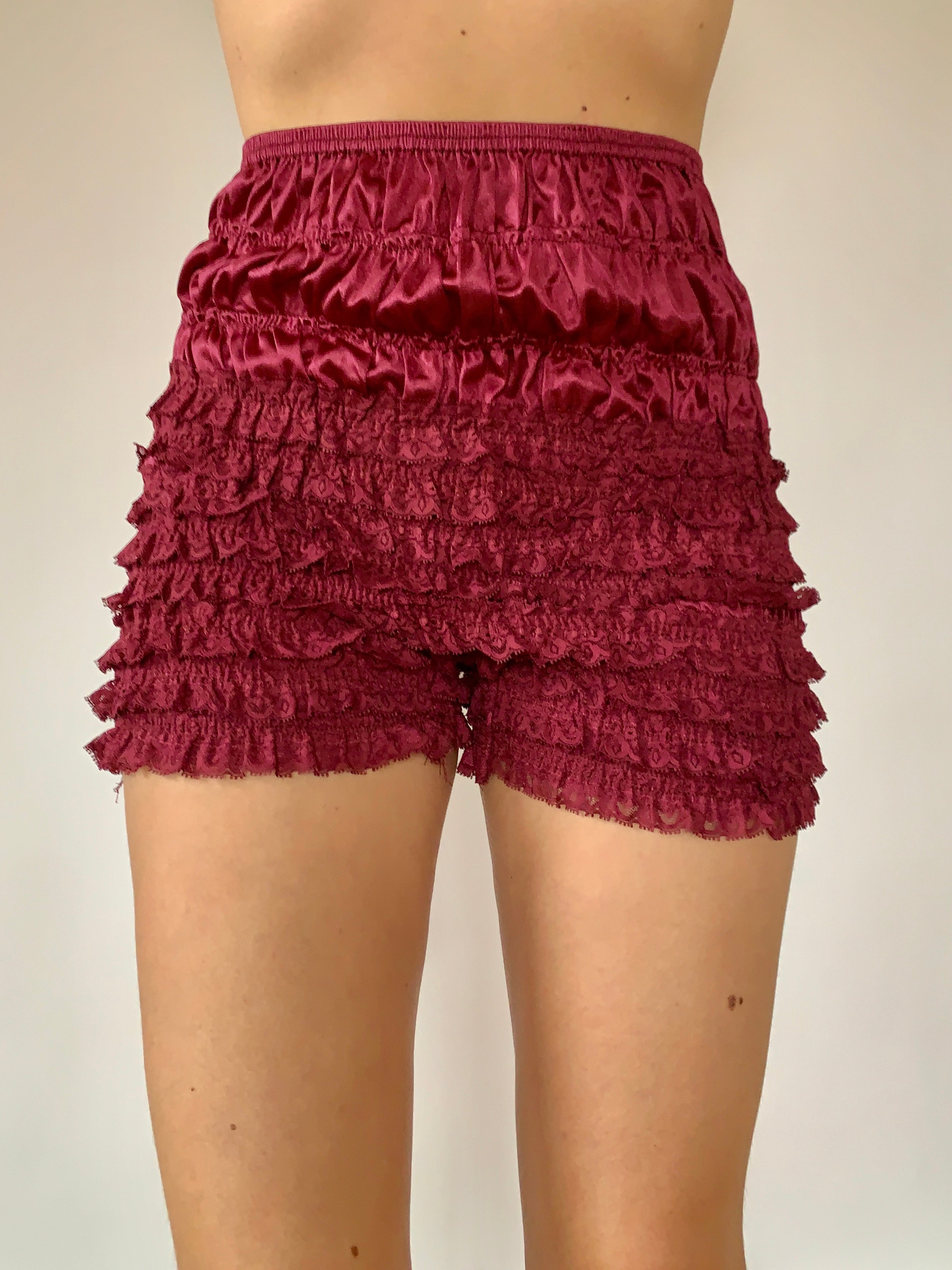 Vintage Ruffle Bloomers - Medium