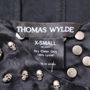 Y2K THOMAS WYLDE Skull Studded Tank Top (S/M)