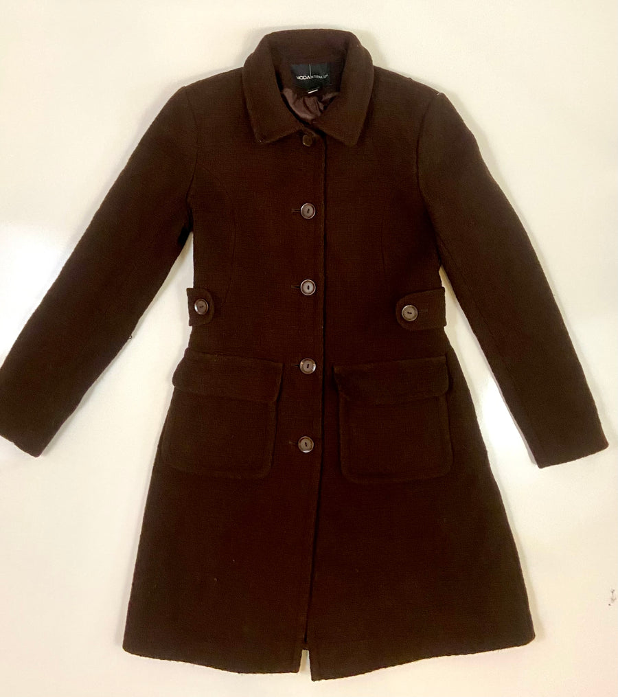 Moda international brown coat