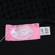 Y2K BLUMARINE Black Bejeweled Blouse (M/L)