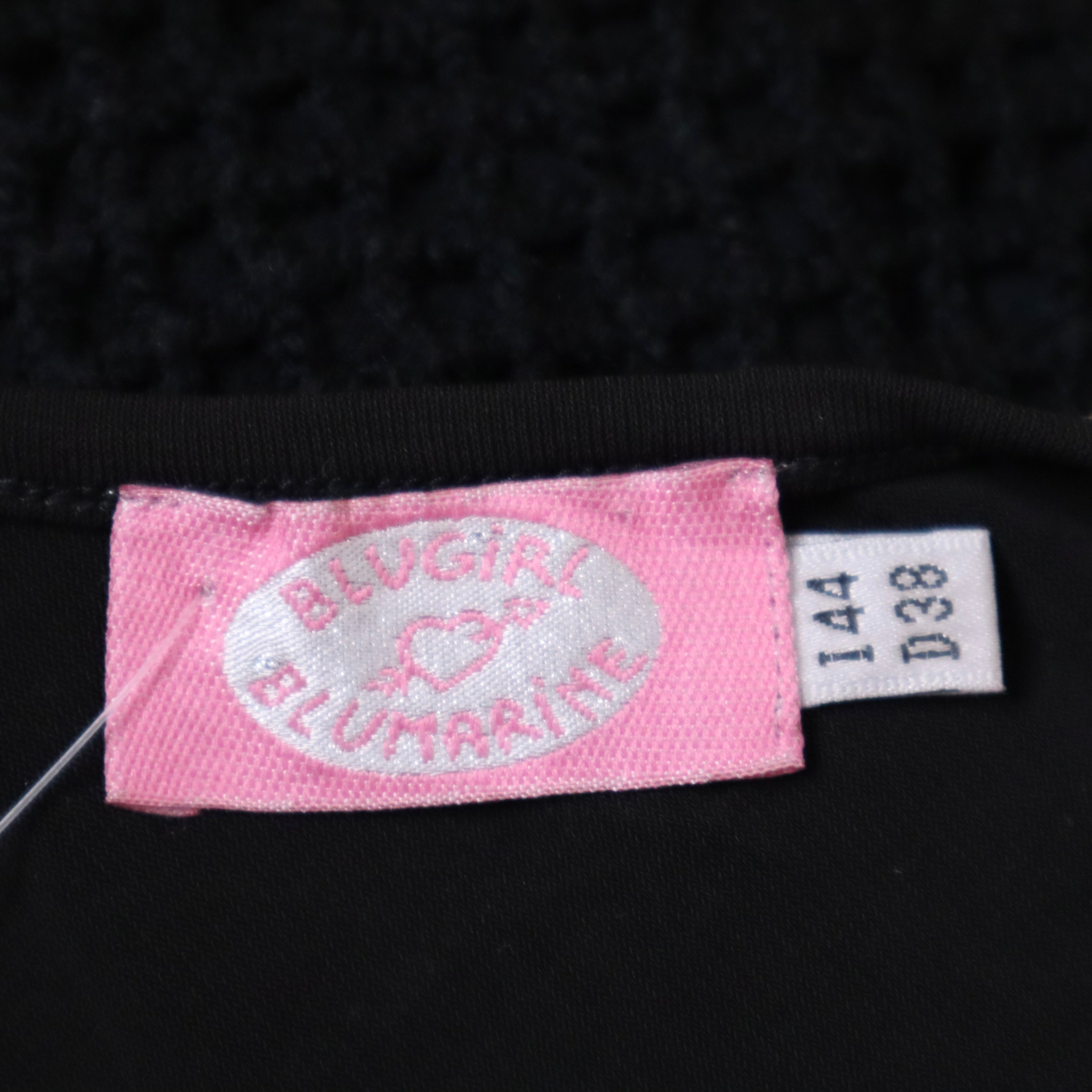 Y2K BLUMARINE Black Bejeweled Blouse (M/L)