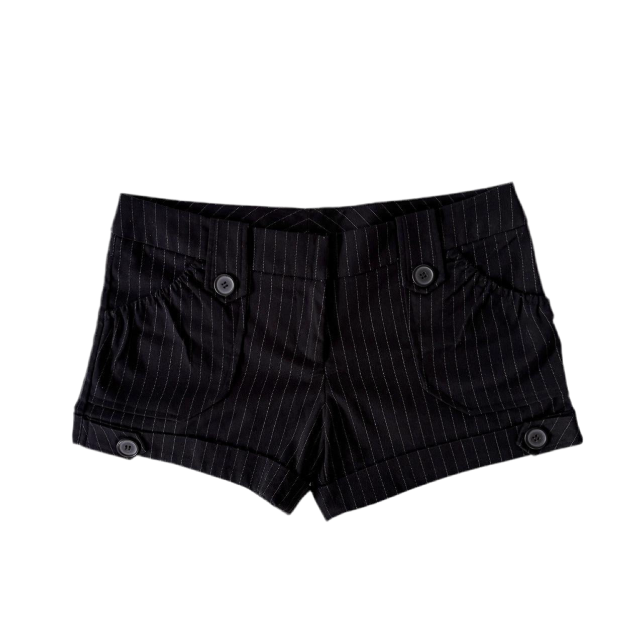 2000s Pinstripe Trouser Shorts (M)