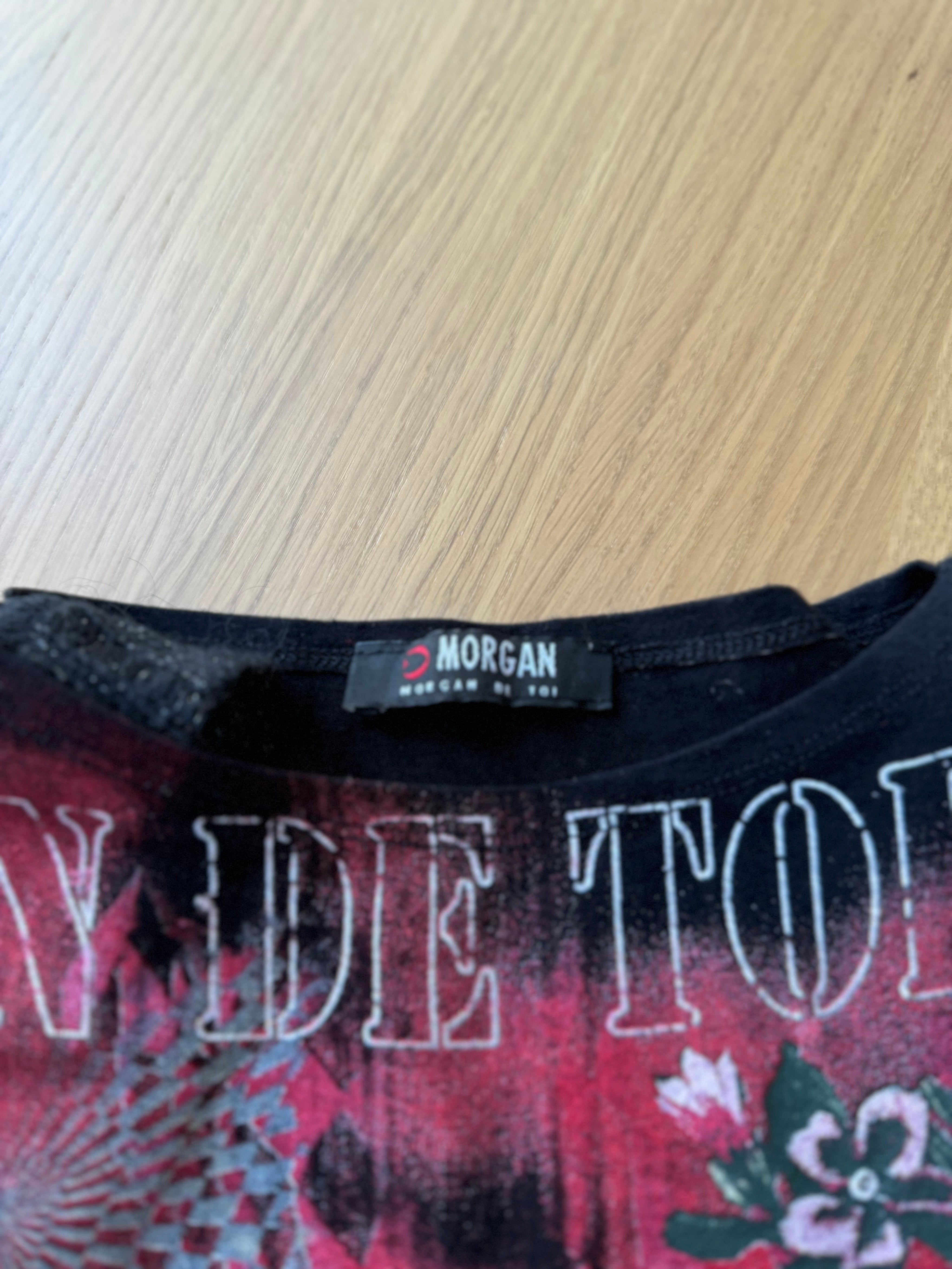 Vintage Morgan de toi Slinky Graphic Top (S)