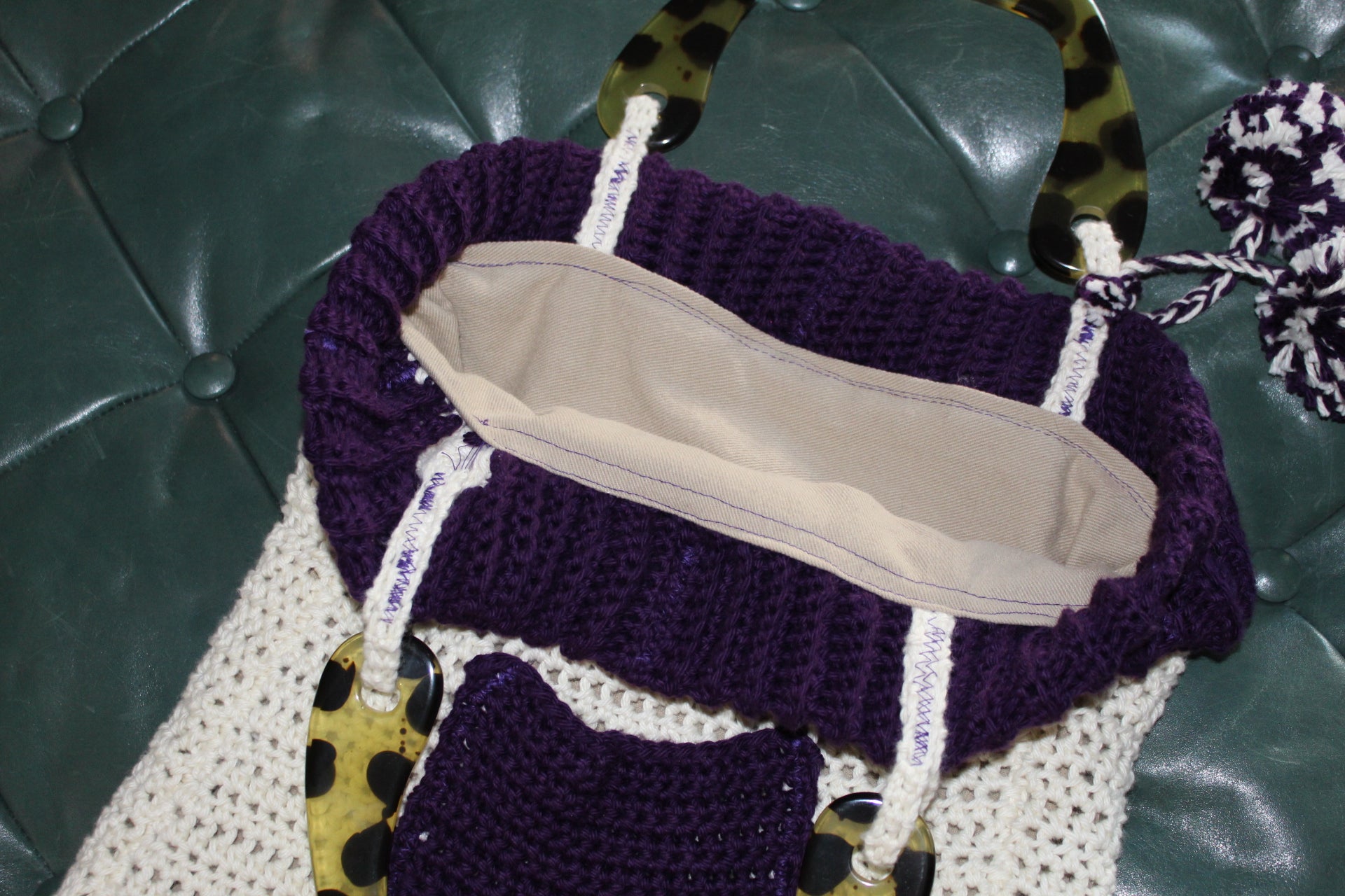 3D Mane Zebra Crochet Purse