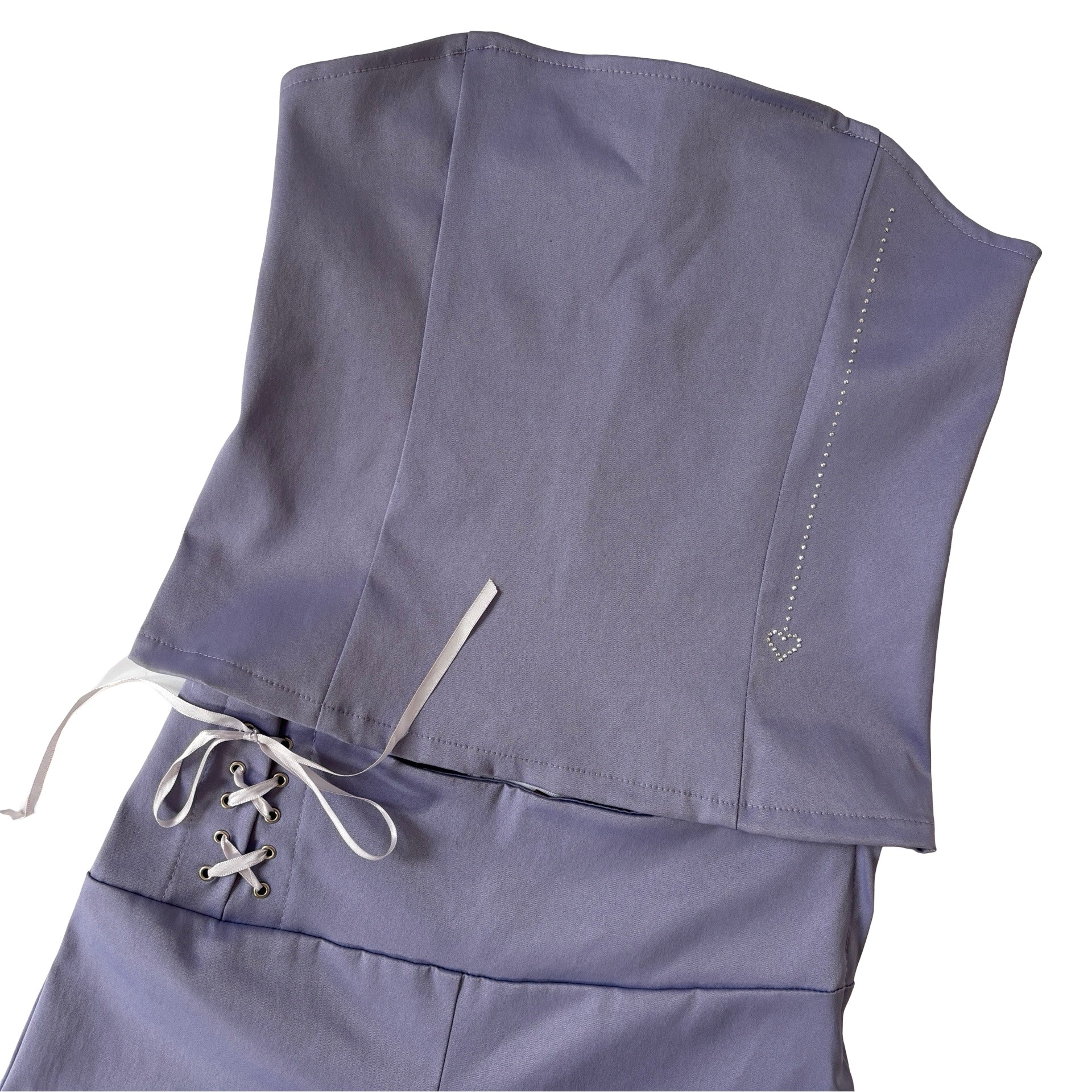 Y2K Periwinkle Two-Piece Set (XXS)