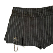 Safety Pin Pinstripe Skirt (l)