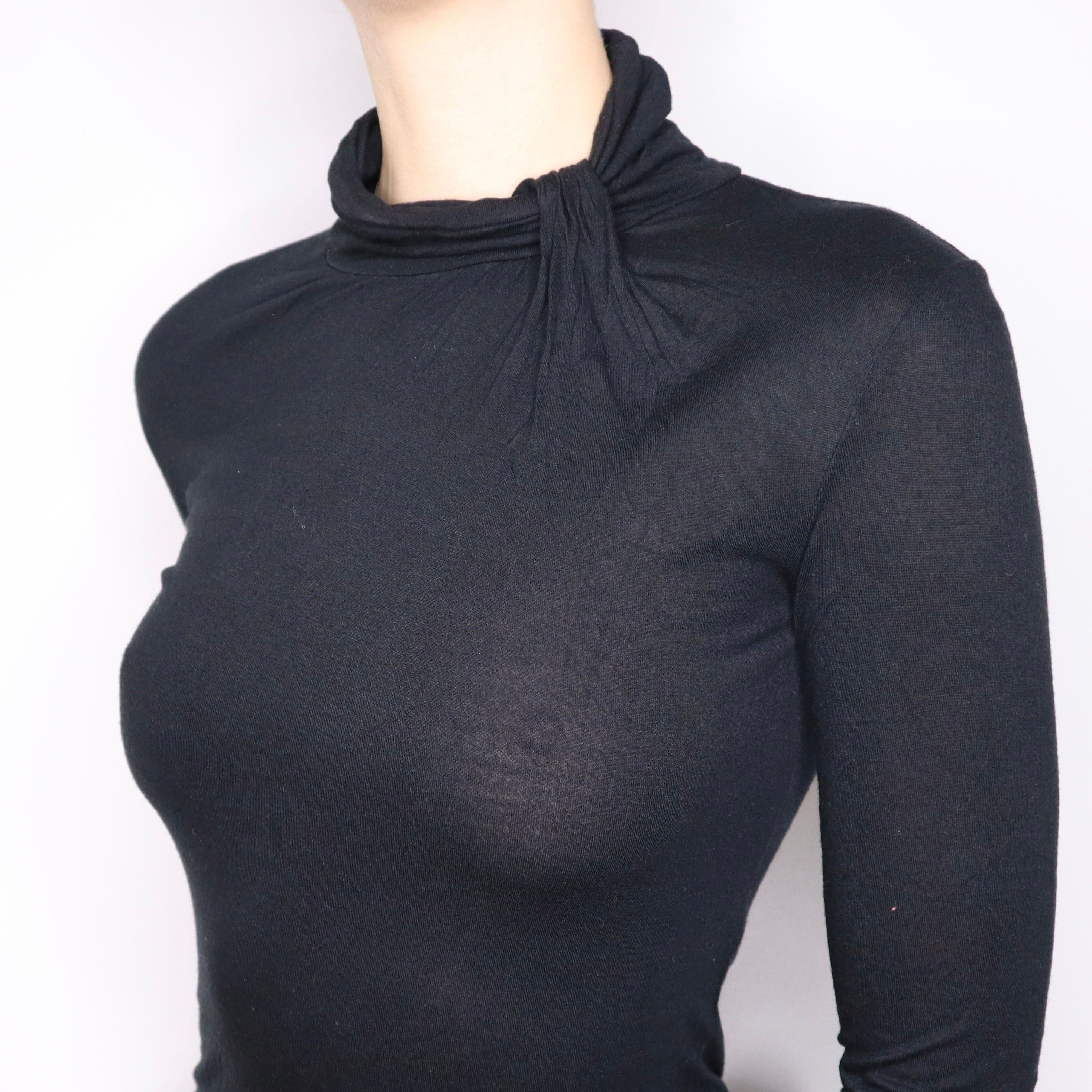 Y2K MISS SIXTY Black Turtleneck (S)