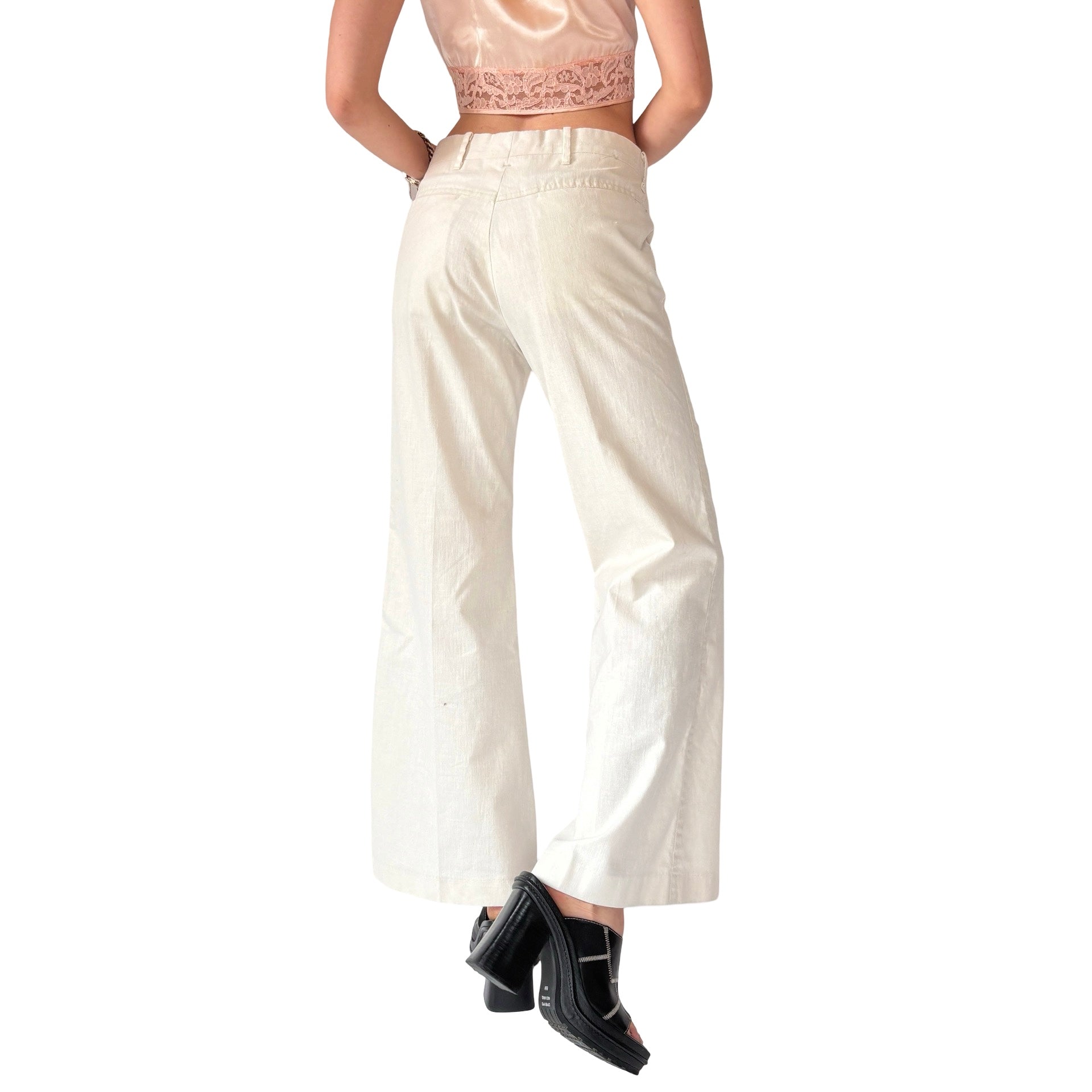Levi’s 70s Cream Bellbottoms (S)