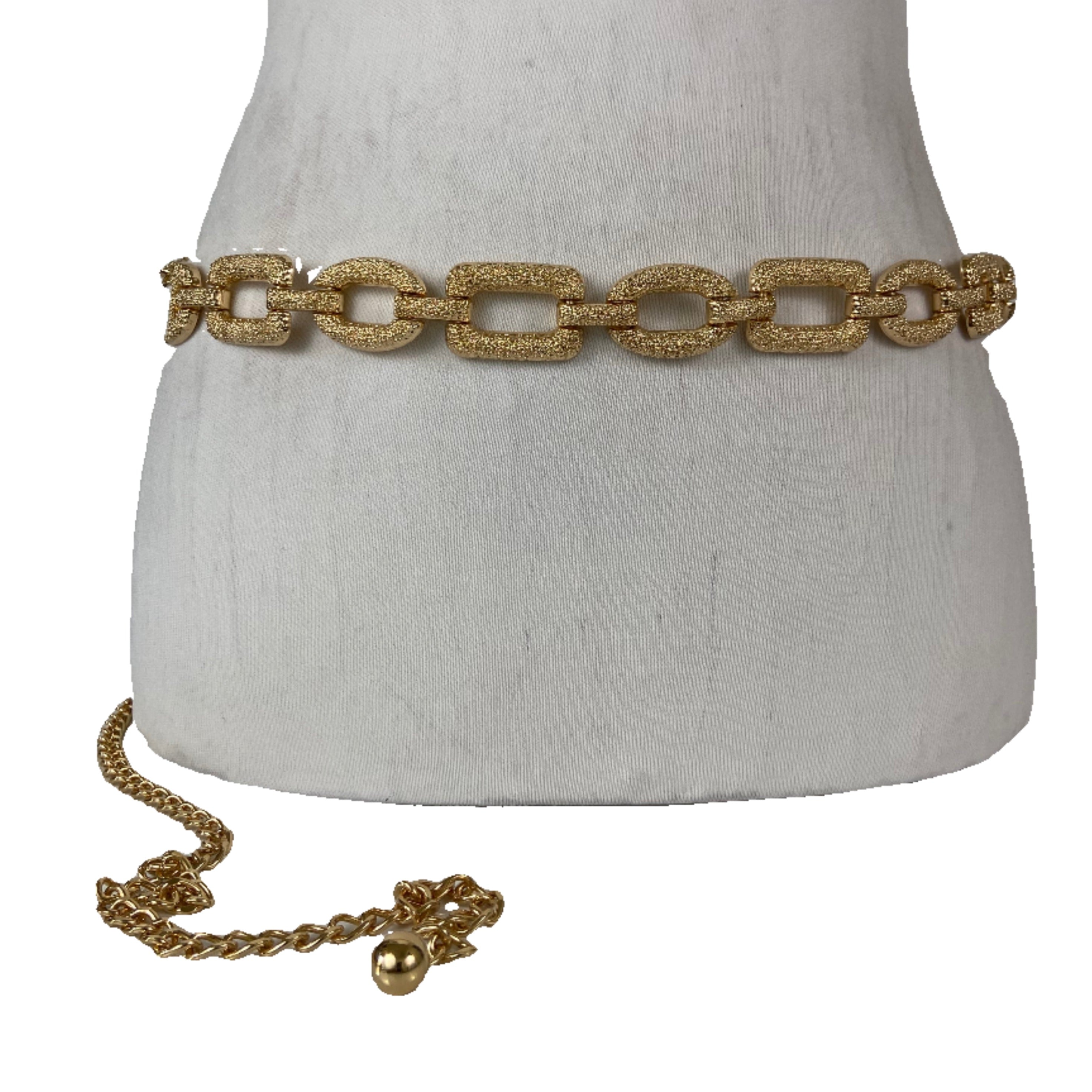 Gold waist chain belt
