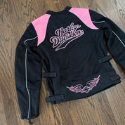 Pink Harley Double Zip (M)