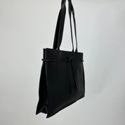 90's Black Leather Shoulder Bag