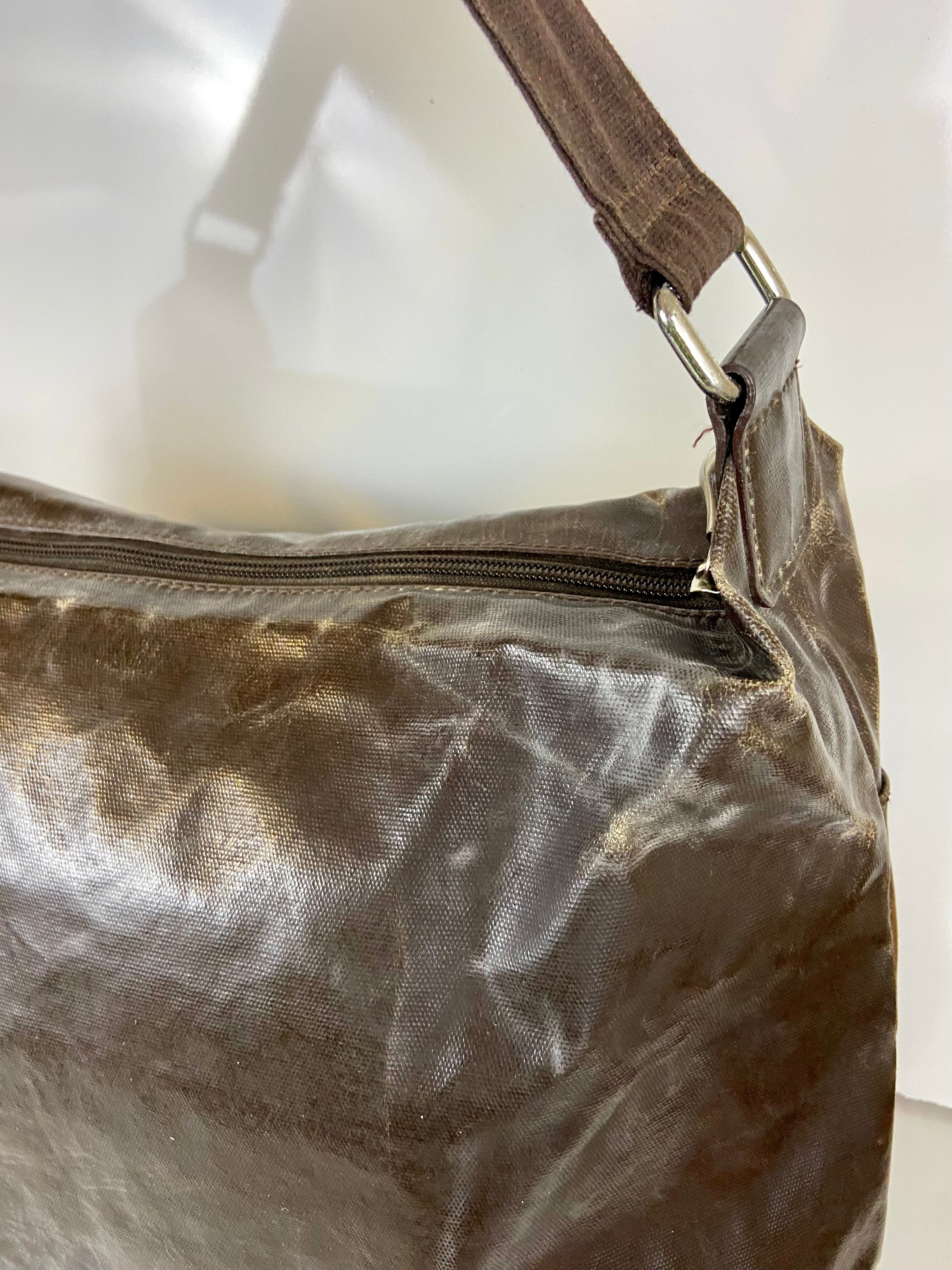 Vintage puma🐆 brown leather bag