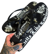 Vintage juicy flip flop sandals (8-9)